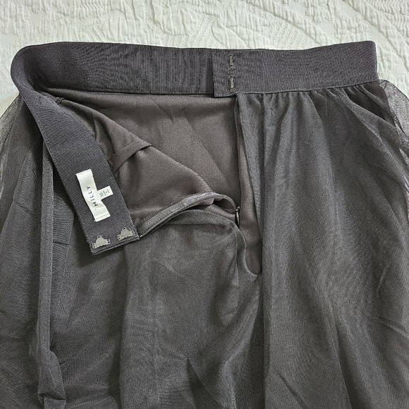 Milly skirt black netting tulle overlay 50s pin up style party formal size 10 - Picture 5 of 9